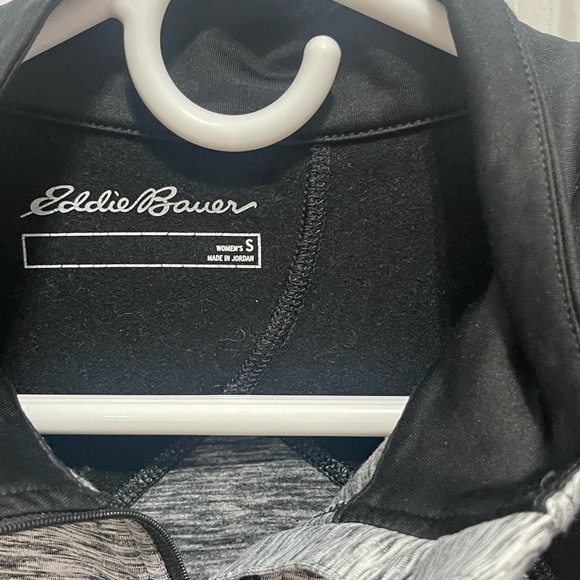Eddie Bauer workout jacket small black and gray - Picture 8 of 8